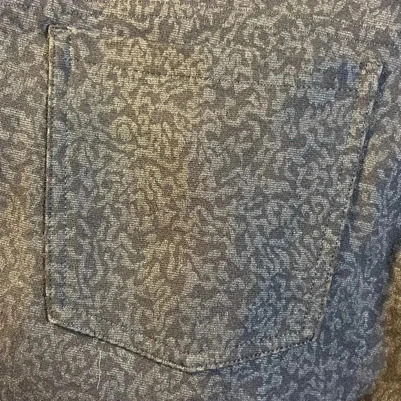 Eileen Fisher Stretch Pull On Skinny Pants Jean Jeggings Viscose Black/Gray Sz P - Picture 6 of 7